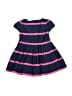 Ralph Lauren 100% Polyester Stripes Blue Dress 3-6 MO / 6 MO - photo 1