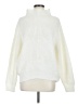 Dex Solid Ivory Turtleneck Sweater Size M - photo 1