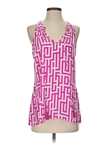 Britt Ryan Sleeveless Silk Top (view 1)