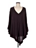 Splendid Burgundy Poncho Size M - photo 1