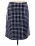 Talbots Outlet Houndstooth Blue Formal Skirt Size 26 waist - photo 1