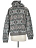 Maurices 100% Polyester Paisley Gray Pullover Sweater Size M - photo 2