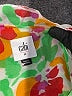 CAbi 100% Polyester Tropical Floral Multi Color Green Casual Dress Size M - photo 7