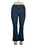 FRAME Chevron-herringbone Blue Jeans Size 33 waist - photo 1