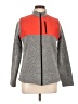 Zyia Active 100% Polyester Color Block Gray Track Jacket Size L - photo 1