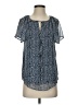 Unbranded Blue Short Sleeve Blouse Size S - photo 1