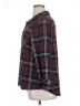 By Design 100% Polyester Plaid Burgundy 3/4 Sleeve Blouse Size XL - photo 5
