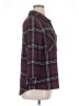 By Design 100% Polyester Plaid Burgundy 3/4 Sleeve Blouse Size XL - photo 4