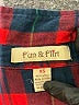 Fun & Flirt Plaid Red Long Sleeve Button-Down Shirt Size XS - photo 7