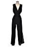 Monteau Solid Black Jumpsuit Size S - photo 2