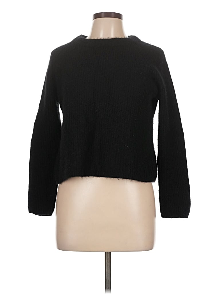 Pre-owned Quince Cashmere Pullover Sweater In Black