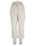 Orvis 100% Cotton Solid Ivory Tan Cargo Pants Size 14 (petite) - photo 1
