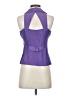 Be Smart 100% Acetate Purple Sleeveless Blouse Size 5 - 6 - photo 2