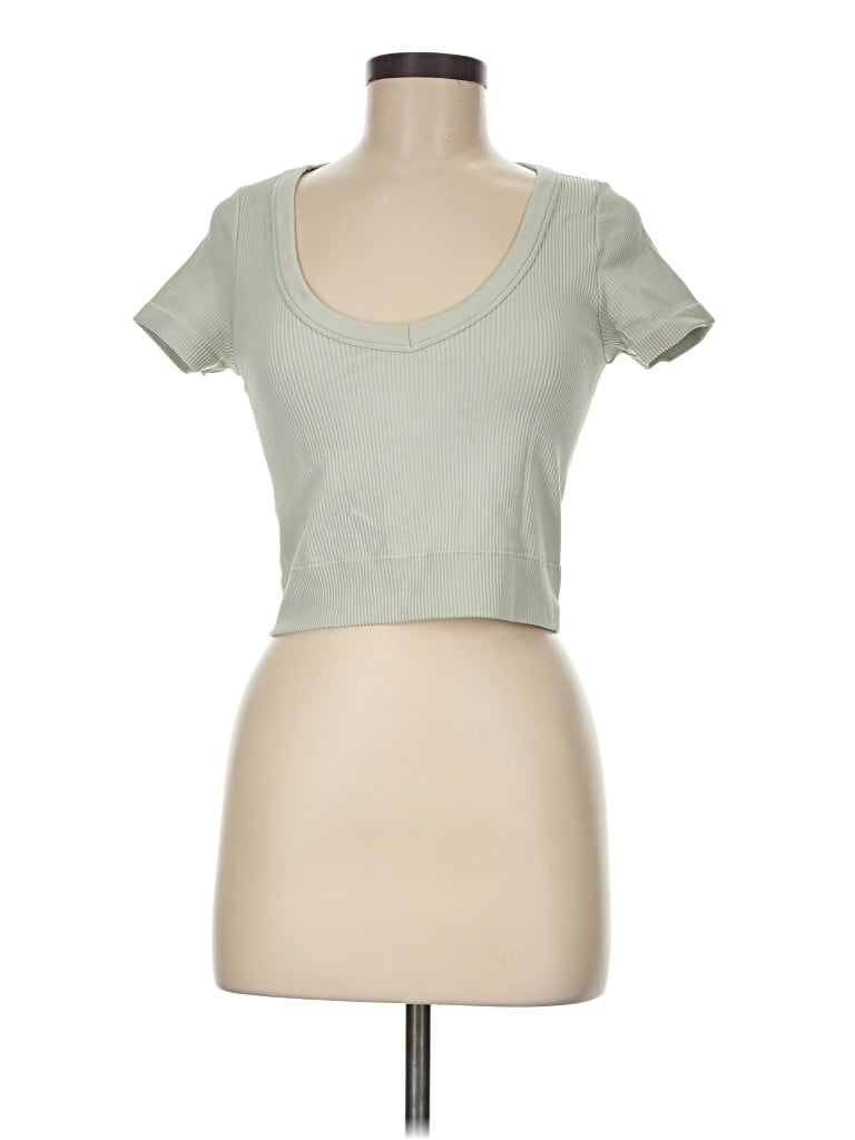 Pre-owned Wild Fable Short Sleeve T-shirt In Green
