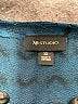AB Studio Chevron-herringbone Blue Pullover Sweater Size XL - photo 7