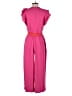 J.Crew 100% Polyester Solid Pink Jumpsuit Size 6 - photo 2