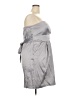 Snap 100% Polyester Metallic Silver Cocktail Dress Size 22W - photo 4