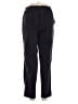 Deja Bleu 100% Polyester Solid Black Casual Pants Size M - photo 2