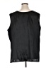 Studio C 100% Polyester Black Sleeveless Blouse Size 26 waist - photo 2