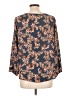 Weston 100% Polyester Blue 3/4 Sleeve Blouse Size L - photo 2