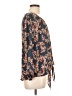 Weston 100% Polyester Blue 3/4 Sleeve Blouse Size L - photo 4