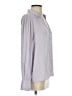 Paige 100% Polyester Gray Long Sleeve Blouse Size XS - photo 4