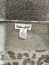 Splendid Animal Print Gray Pullover Sweater Size 10 - photo 3