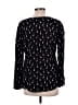 Joie 100% Silk Graphic Black Long Sleeve Silk Top Size L - photo 2