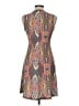 Veronica M. Paisley Gray Casual Dress Size M - photo 2