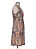 Veronica M. Paisley Gray Casual Dress Size M - photo 4