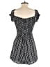J for Justify 100% Rayon Checkered-gingham Black Romper Size M - photo 2