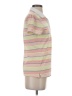Puma 100% Polyester Stripes Pink Short Sleeve Polo Size S - photo 4