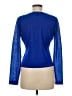 Karen Millen Blue Long Sleeve Blouse Size Med (3) - photo 2