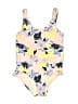 Carter's Floral Yellow One Piece Swimsuit Size 2T - photo 1