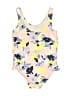 Carter's Floral Yellow One Piece Swimsuit Size 2T - photo 2