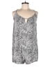 Aeropostale 100% Rayon Tweed Silver Romper Size M - photo 1