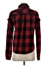 FRAME 100% Cotton Plaid Red Long Sleeve Blouse Size S - photo 2