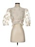 Future Collective Ivory 3/4 Sleeve Blouse Size S - photo 1