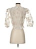 Future Collective Ivory 3/4 Sleeve Blouse Size S - photo 2
