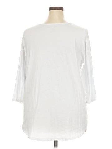 Jones New York 3/4 Sleeve T-Shirt (view 2)
