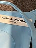 Amanda Uprichard 100% Polyester Solid Blue Cocktail Dress Size P (petite) - photo 7