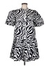 Pinc Animal Print Silver Casual Dress Size M - photo 1