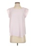 Joie 100% Polyester Solid Pink Short Sleeve Top Size S - photo 1