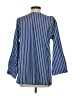 J.Crew 100% Cotton Stripes Blue 3/4 Sleeve Blouse Size XXS - photo 2