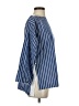 J.Crew 100% Cotton Stripes Blue 3/4 Sleeve Blouse Size XXS - photo 4