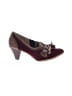 Latigo 100% Leather Burgundy Heels Size 5 1/2 - photo 1