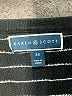 Karen Scott 100% Cotton Stripes Black Pullover Sweater Size 3X - photo 7
