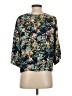 Sam & Lavi 100% Rayon Green 3/4 Sleeve Blouse Size XS - photo 2