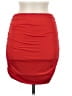 Shein Solid Red Casual Skirt Size 6 - photo 1