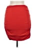 Shein Solid Red Casual Skirt Size 6 - photo 2
